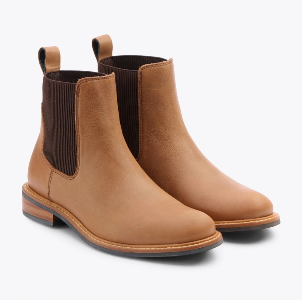 Nisolo Carmen Chelsea Boot size 11 - Almond (tan) women's